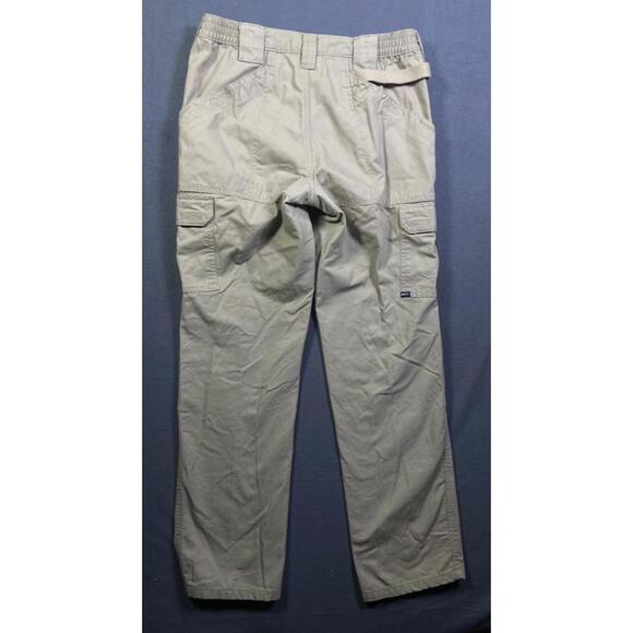 5.11 Tactical Pants Womens Size 12 Long Khaki Cotton Canvas Cargo 64358 Workwear - Picture 13 of 16